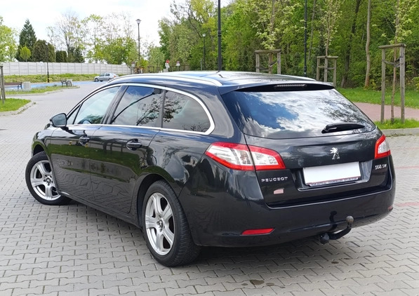 Peugeot 508 cena 24999 przebieg: 269999, rok produkcji 2011 z Płock małe 211